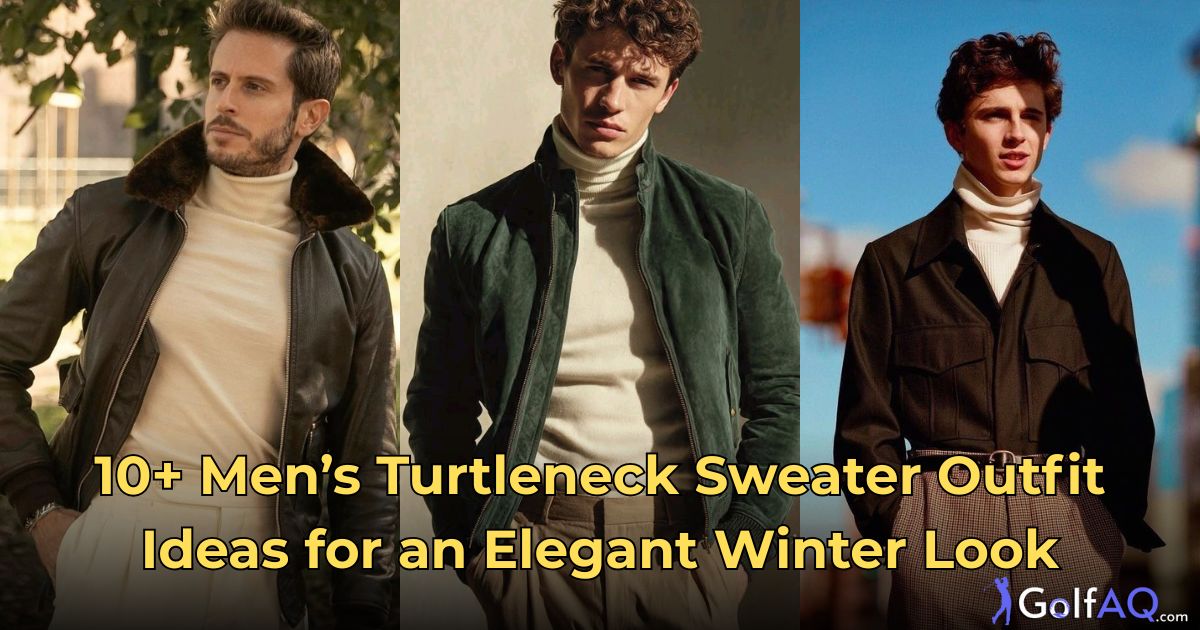 10+ Men’s Turtleneck Sweater Outfit Ideas for an Elegant Winter Look